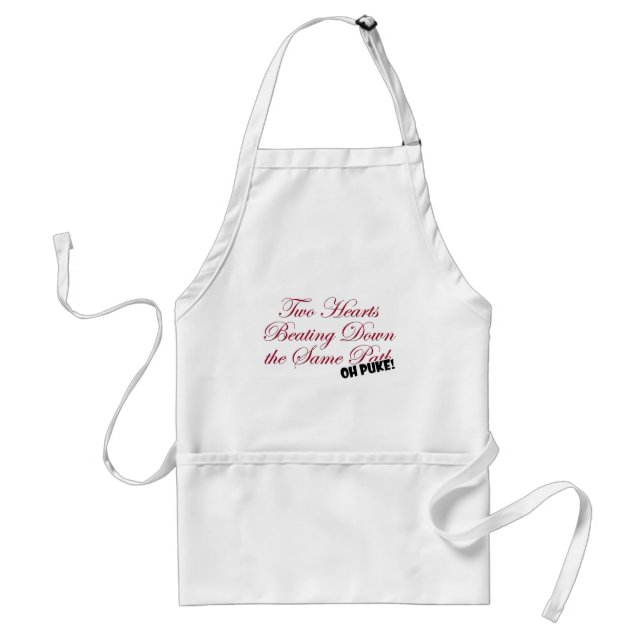 Two Hearts Standard Apron (Front)