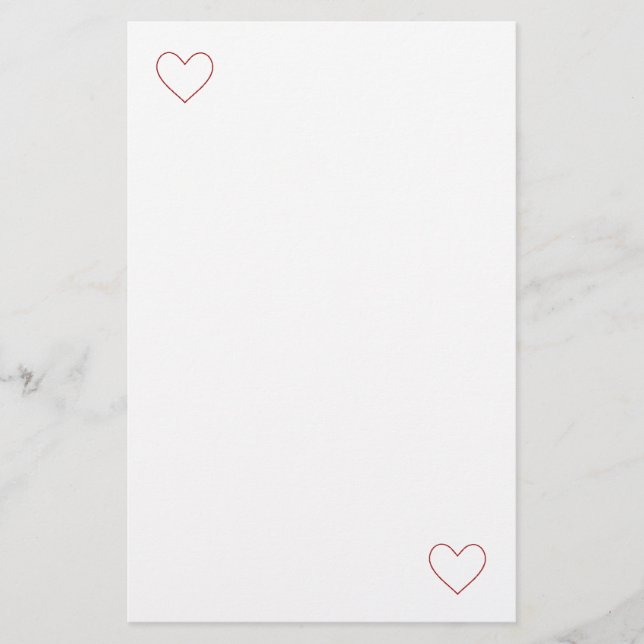 Two Hearts Stationery (Front)