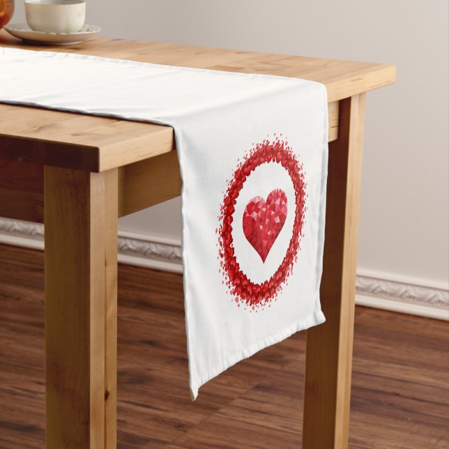 Two Hearts Table Runner (In Situ)