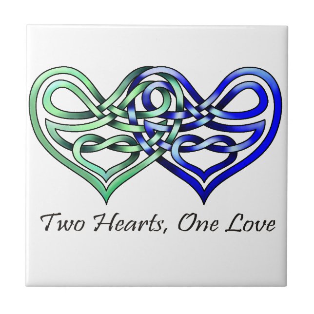 Two Hearts Tile (Front)