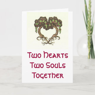 Two Hearts, Two Souls Holiday Card