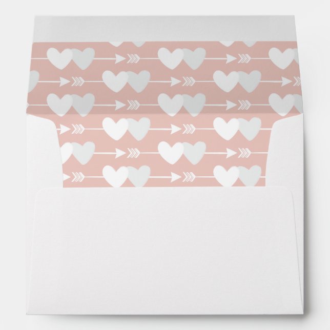 Two Hearts Wedding Envelope (Back (Bottom))