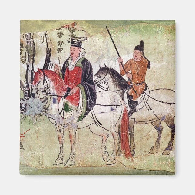 Two Horsemen in a Landscape Magnet (Front)