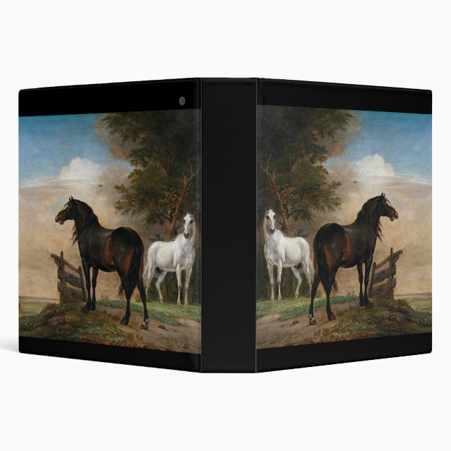 Two Horses in pasture Binder (Background)
