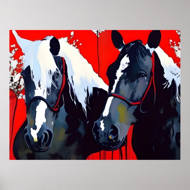 Two Horses Poster (Front)