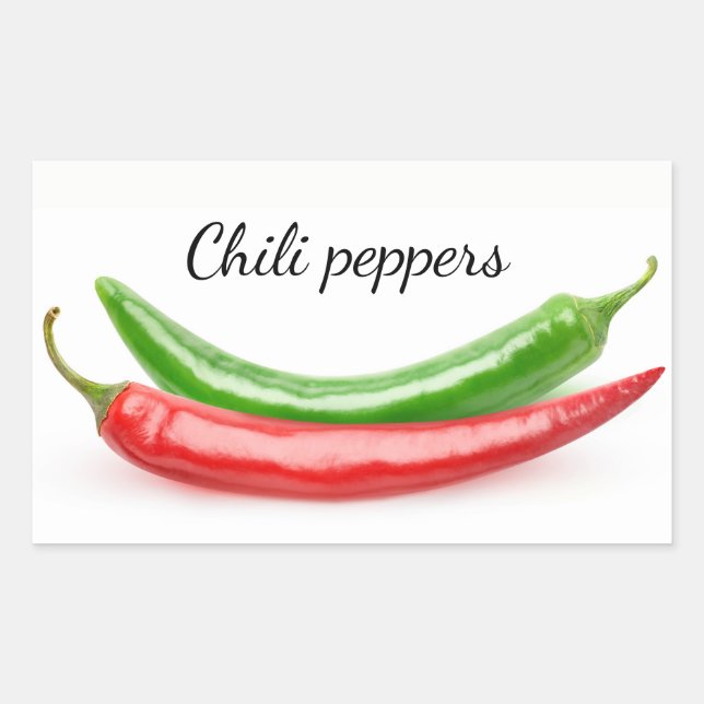 Two hot peppers sticker (Front)