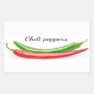 Two hot peppers sticker