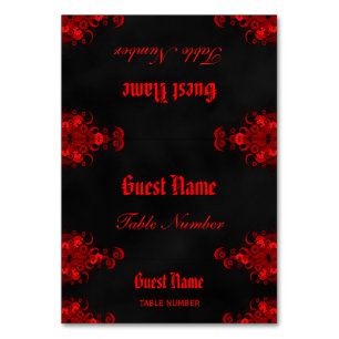 Two in one place card and tag