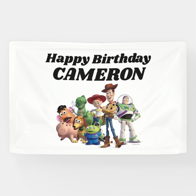 Two Infinity and Beyond Toy Story 2nd Birthday Banner (Horizontal)