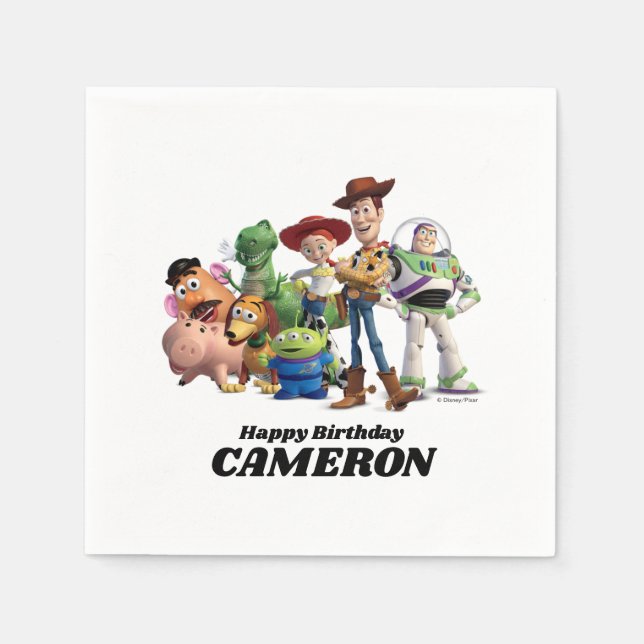Two Infinity and Beyond Toy Story 2nd Birthday Napkin (Front)