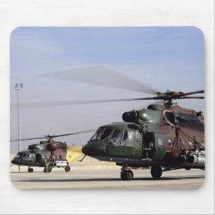 Two Iraqi Mi-17 Hip Helicopters Mouse Pad