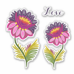 Two isolated flowers