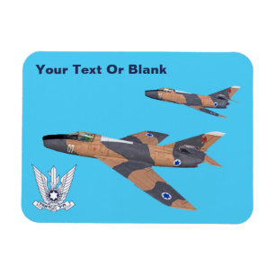 Two Israeli Super Mystères Magnet