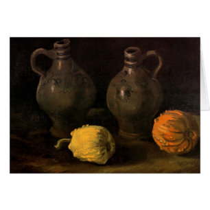 Two Jars and Two Citrouilles par Vincent van Gogh