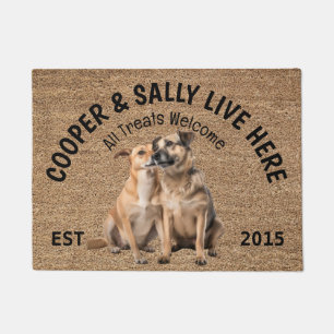 Two Kangal Shepherds Personalized Dog Lover  Doormat