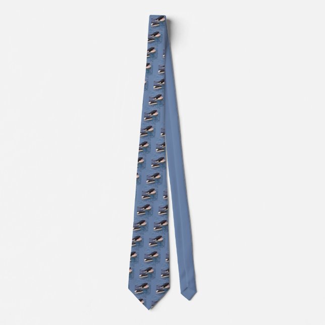 Two killer whales tie (Front)