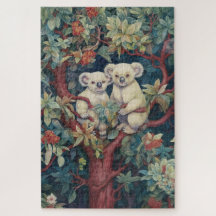Two Koalas Sitting in a Gum Tree