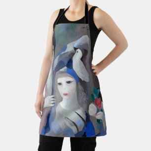 Two Lady and Dove, Marie Laurencin Apron