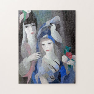 Two Lady and Dove, Marie Laurencin Jigsaw Puzzle