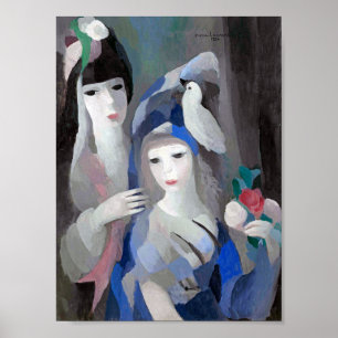 Two Lady and Dove, Marie Laurencin Poster