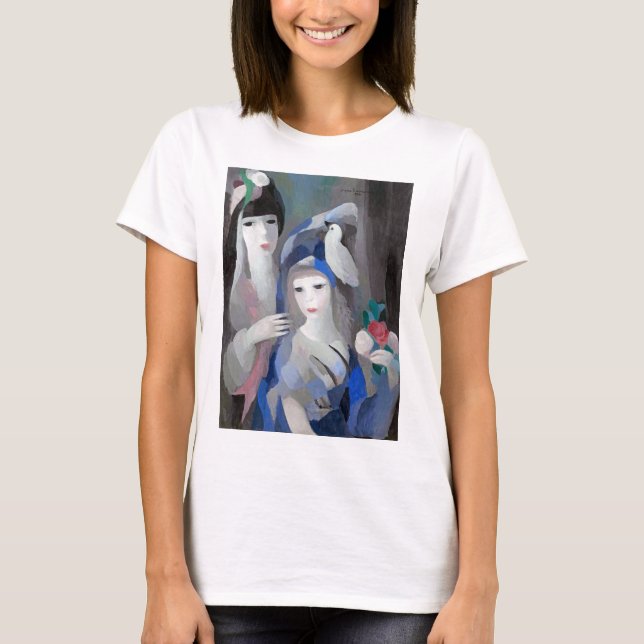 Two Lady and Dove, Marie Laurencin T-Shirt (Front)