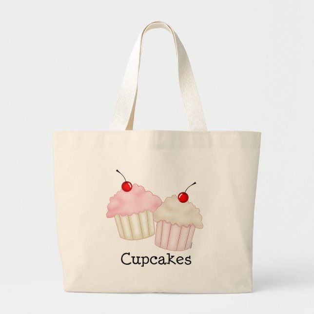 Two Large Cupcakes Tote Bag (Front)