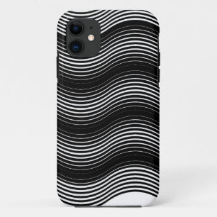 Two layers consisting of curves with identical inc iPhone 11 case