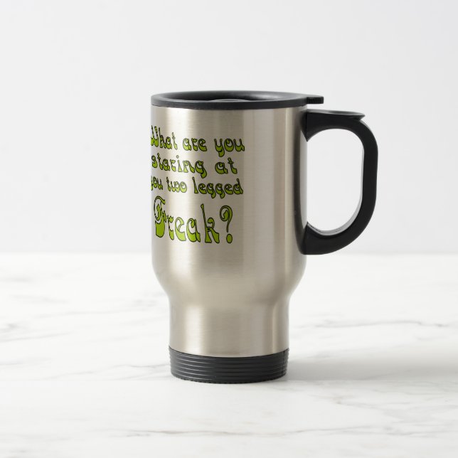 Two Legged Freak Travel Mug (Right)