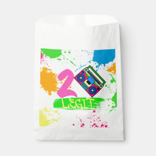 TWO LEGIT TO QUIT 2nd Birthday Colourful Favour Bag