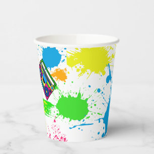 TWO LEGIT TO QUIT 2nd Birthday Colourful Paper Cups