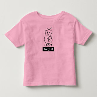 Two Legit to Quit - Birthday Milestone Shirt