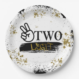 Two Legit to Quit Birthday Paper Plate