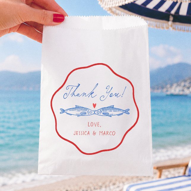 Two Less Fish Bridal Shower Thank You Favour Bag (Creator Uploaded)
