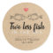 Two Less Fish in the Sea Favour Stickers