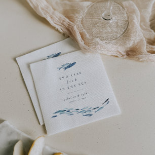 Two Less Fish in The Sea Personalized Napkin