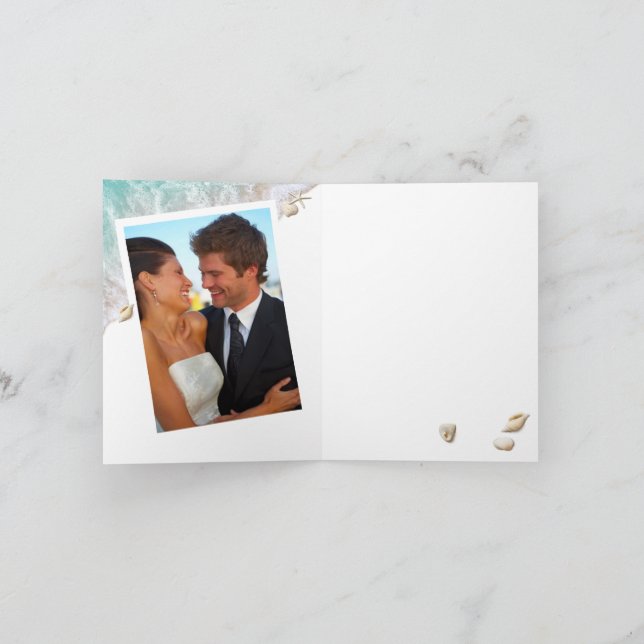 Two Less Fish in the Sea Photo Thank You Card (Inside)