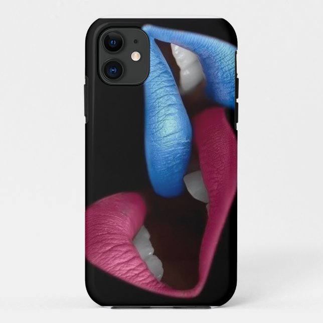 two lips Case-Mate iPhone case (Back)