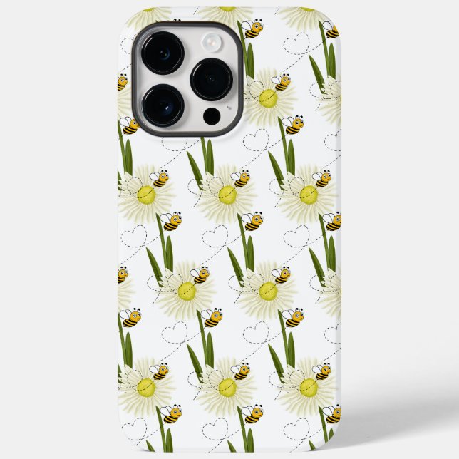 Two little and cute bees Case-Mate iPhone case (Back)