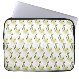 Two little and cute bees laptop sleeve
