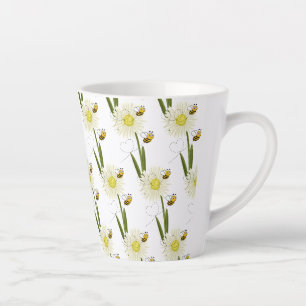 Two little and cute bees latte mug