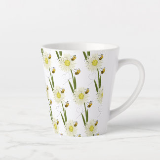 Two little and cute bees latte mug