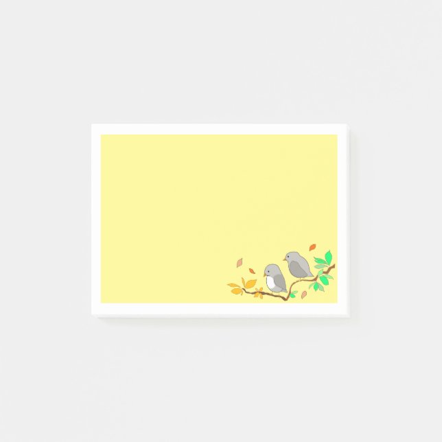 Two Little Birds Post-it Notes (Front)