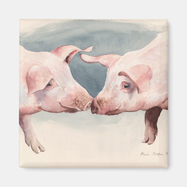 Two Little Piggies 2012 Magnet (Front)