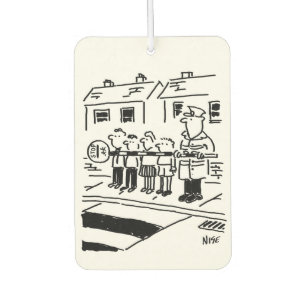 Two Lollipop Men Cartoons Car Air Freshener