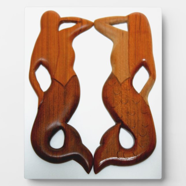 two lookout mermaids plaque (Front)