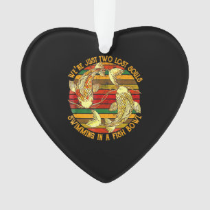 Two Lose Souls Swimming In A Fish Bowl Ornament