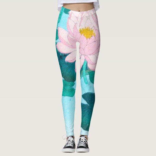 Two Lotus Flowers Leggings