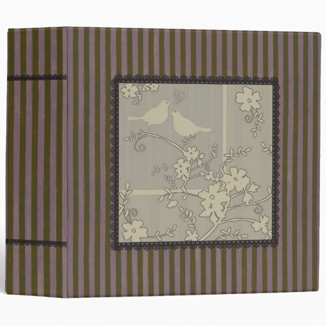 Two Love Birds ~ Binder Album 2" (Front/Spine)