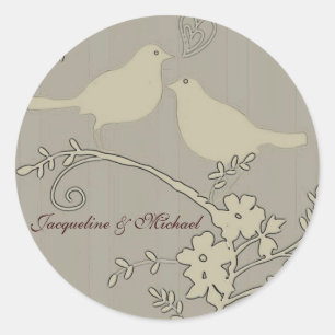 Two Love Birds ~ Stickers