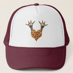 Two Lovely Giraffes Trucker Hat